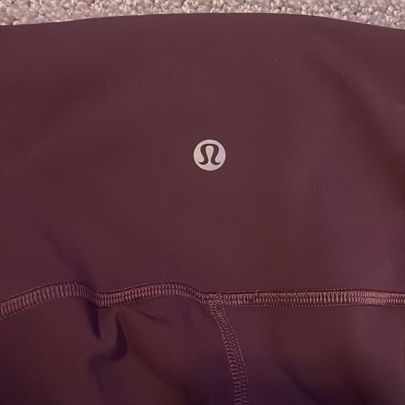 DARK PURPLE/BROWN LULULEMON LEGGINGS - Picture 2 of 4